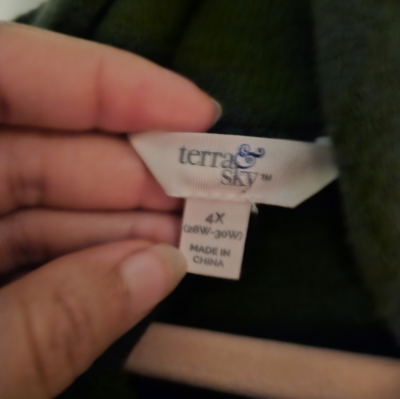 Dark Aloe Terra & Sky Sweater Dress 4X - Picture 5 of 7